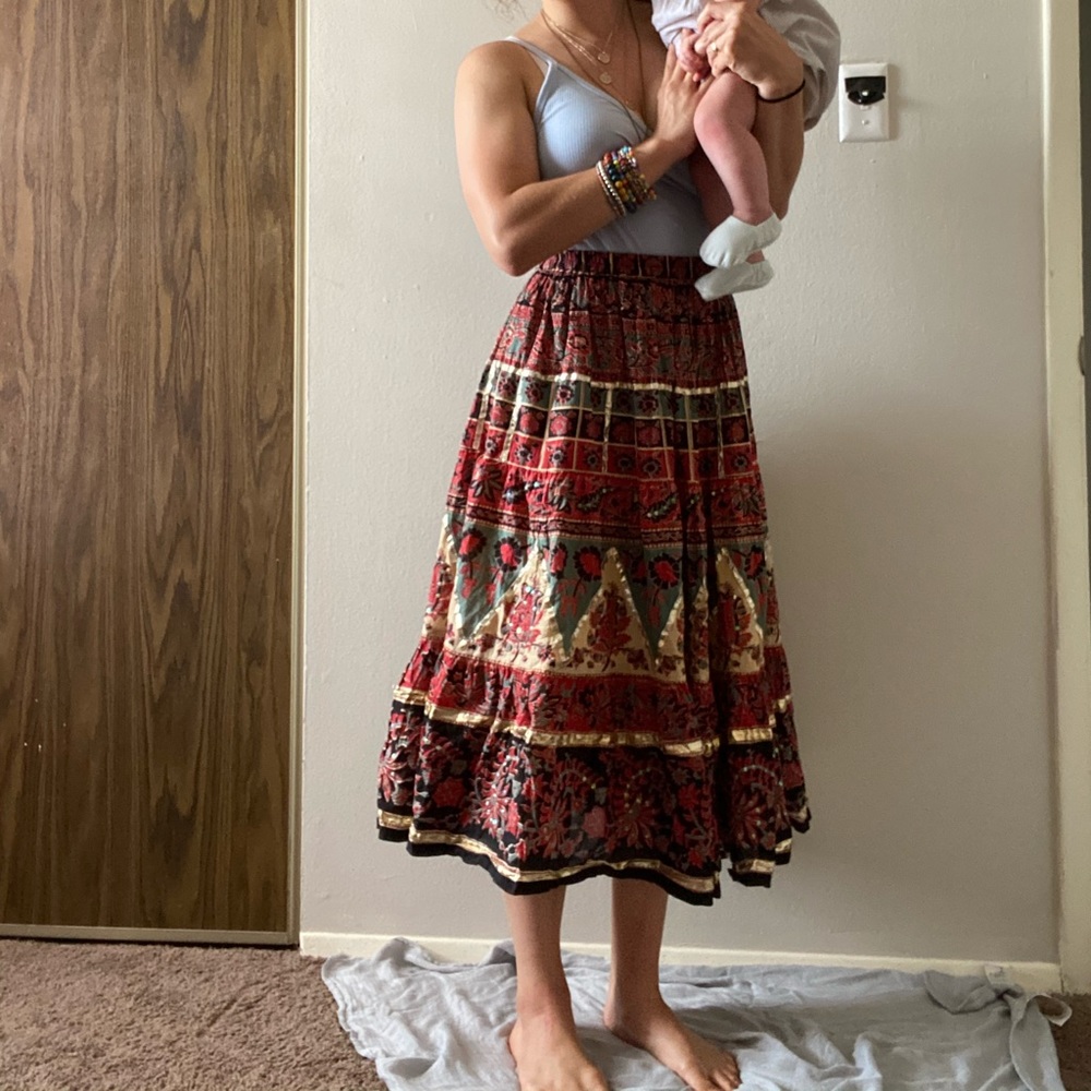 Boho maxi skirt